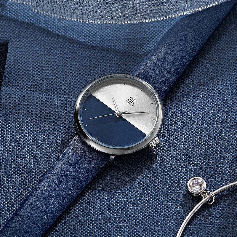 Uhr mit Lederarmband | LuxeStyle