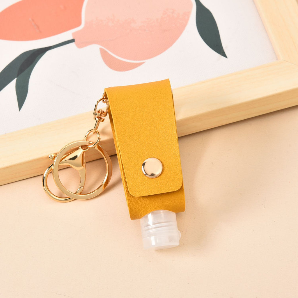 PU Leder Schlüsselanhänger mit 30 ml‑Behälter | LuxeStyle
