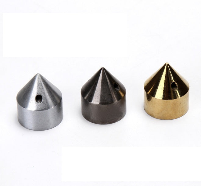 Hammerkegel aus Karbonstahl, gold-silber-schwarz – Bild 2 | LuxeStyle
