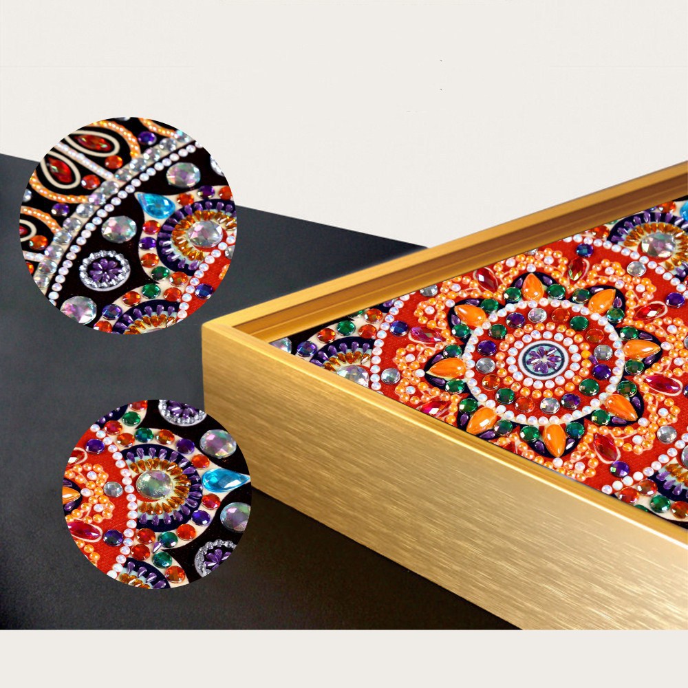 Oranges Mandala Diamond Painting – Bild 5 | LuxeStyle