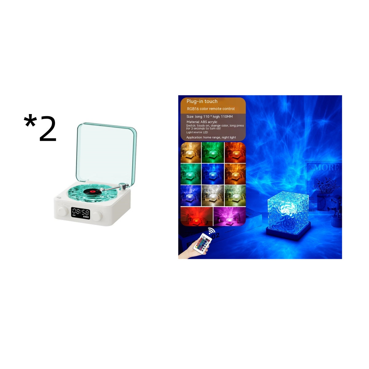 Retro Plattenspieler Bluetooth Lautsprecher