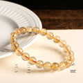 9 mm Golden Hair Quartz Armband | LuxeStyle