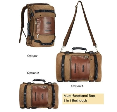 Canvas Rucksack für Reisen und Bergtouren – Bild 2 | LuxeStyle