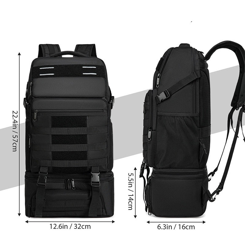 Oversized Outdoor Rucksack aus Oxford-Stoff – Bild 5 | LuxeStyle