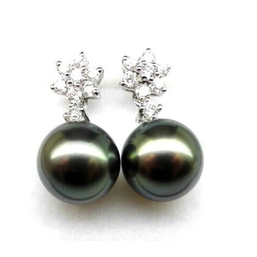 Schwarze Perlenohrringe – Bild 1 | LuxeStyle