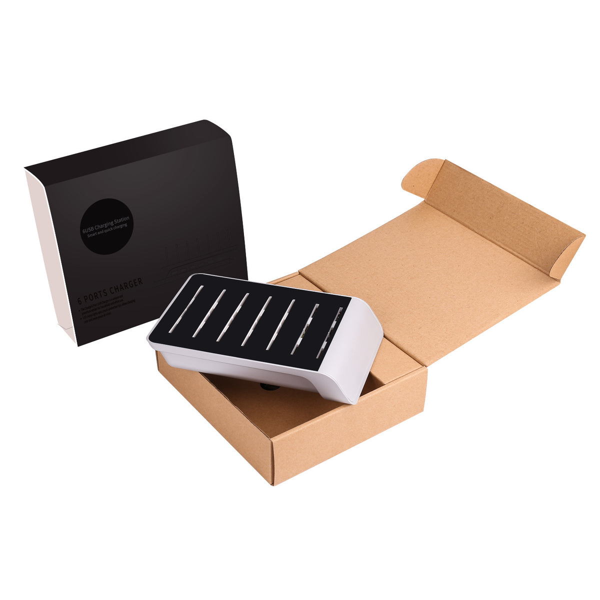 6-Port USB-Ladeständer für Mobiltelefone – Bild 5 | LuxeStyle