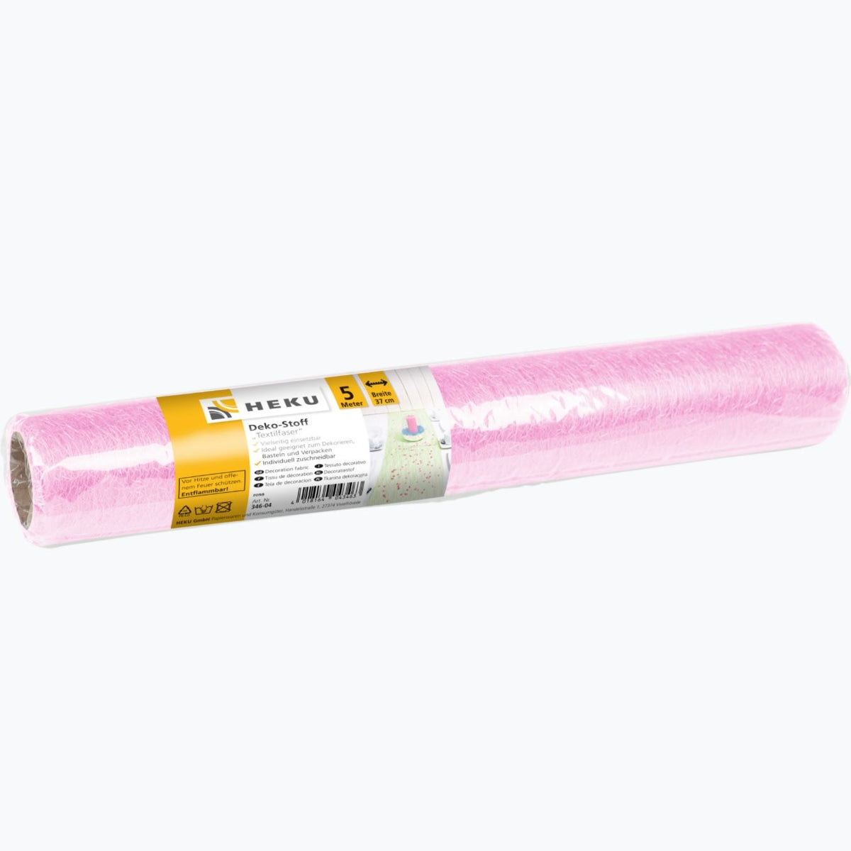 Dekostoff Textilfaser rosa – Bild 1 | LuxeStyle