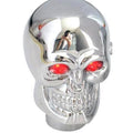 3D Totenkopf Schaltknauf mit blauen LED-Augen – Bild 1 | LuxeStyle