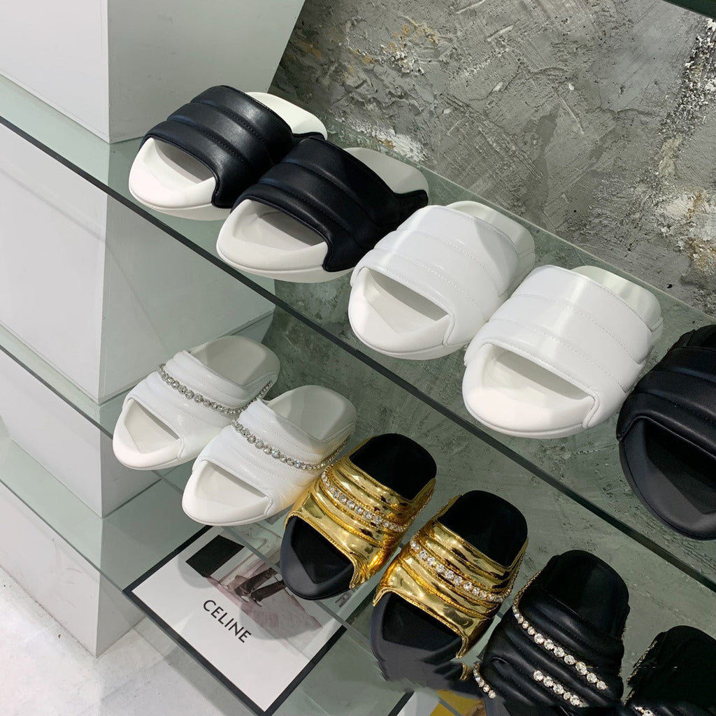 Bequeme Zehensteg-Sandalen mit dicker Sohle – Bild 5 | LuxeStyle