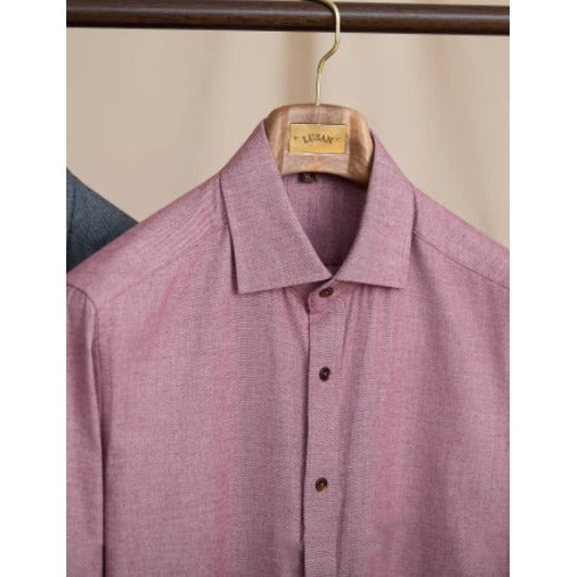 Retro Business-Casual Langarmhemd aus Baumwolle – Bild 1 | LuxeStyle