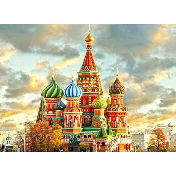 XXL 5D Diamond Painting Basilius-Kathedrale – Bild 1 | LuxeStyle