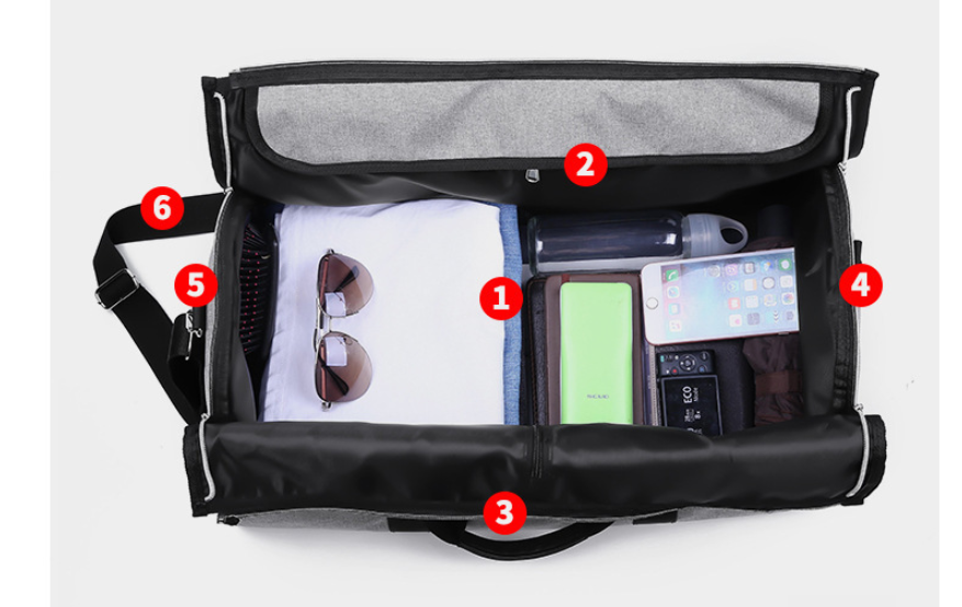 Zylindrische Reisetasche – Bild 4 | LuxeStyle