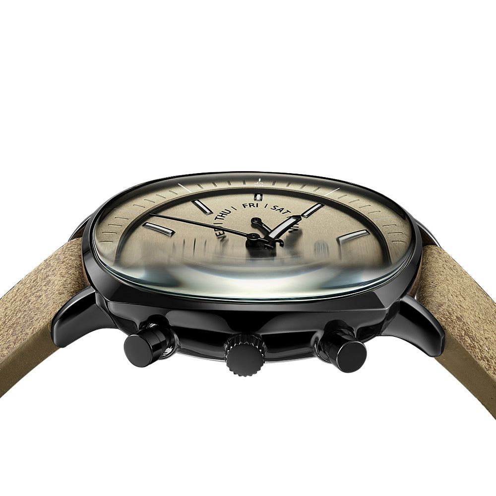 Analoguhr mit Quarzwerk und Datumsanzeige – Bild 2 | LuxeStyle