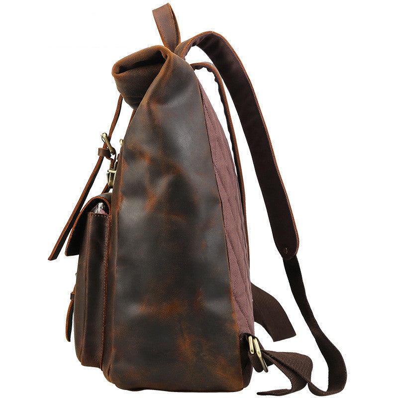 Leder-Reiserucksack für Herren – Bild 3 | LuxeStyle