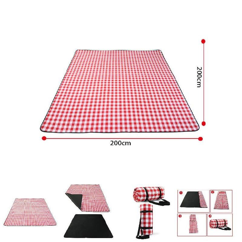Wasserdichte Picknickdecke 200x200cm – Bild 5 | LuxeStyle