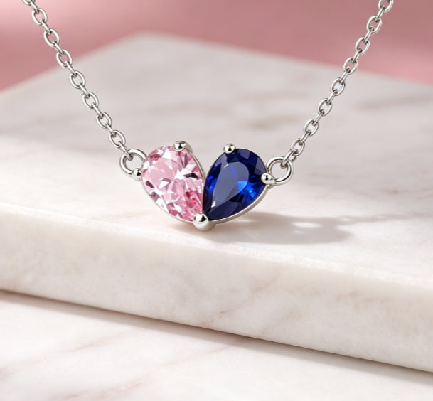 Schmuckset mit Wassertropfen-Anhänger – Bild 5 | LuxeStyle