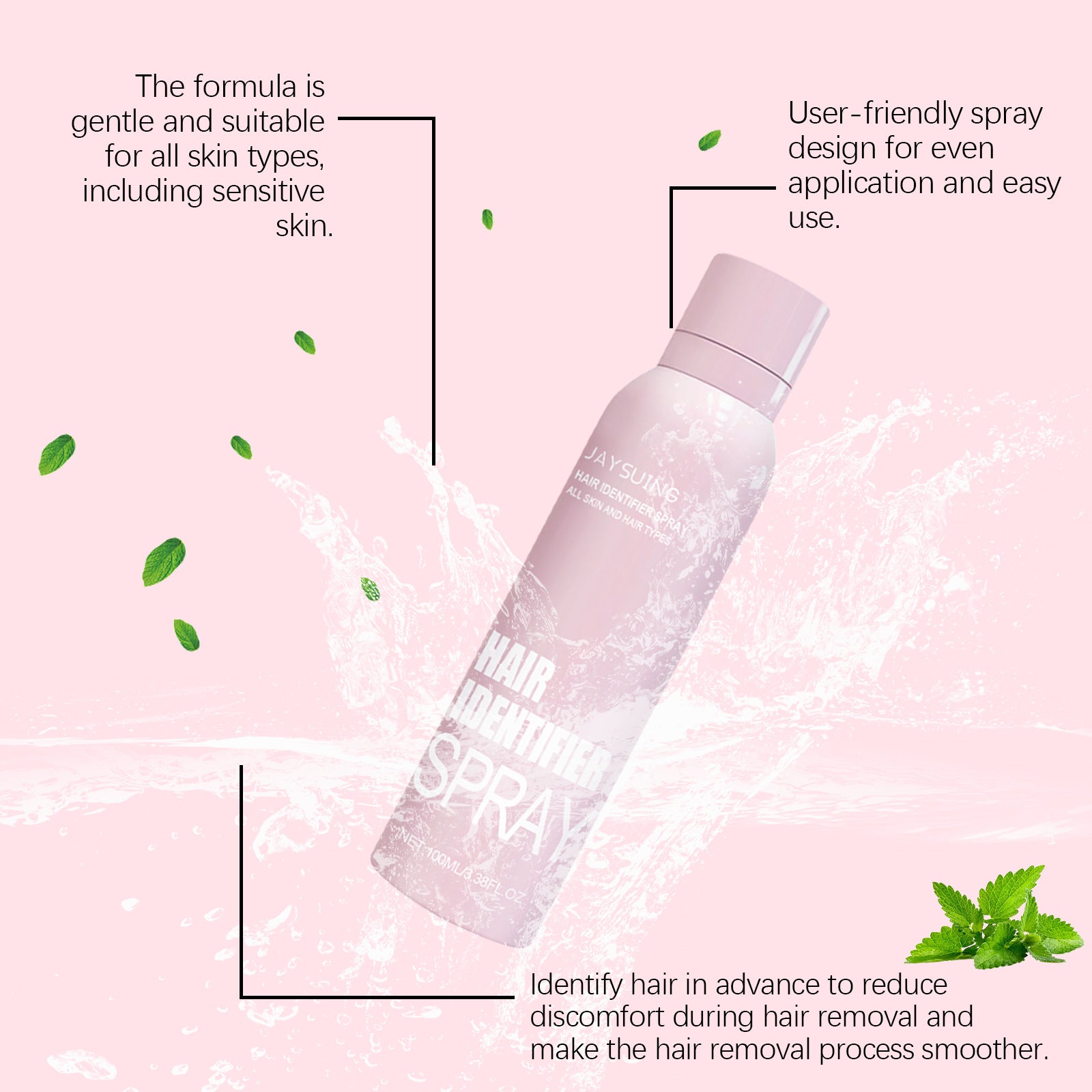 Hair Identifier Spray Set – Für Gesichtsenthaarung