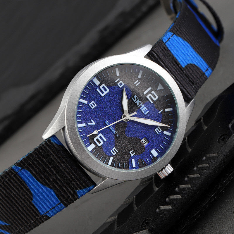 Sportliche Automatikuhr mit Nylonarmband – Bild 5 | LuxeStyle