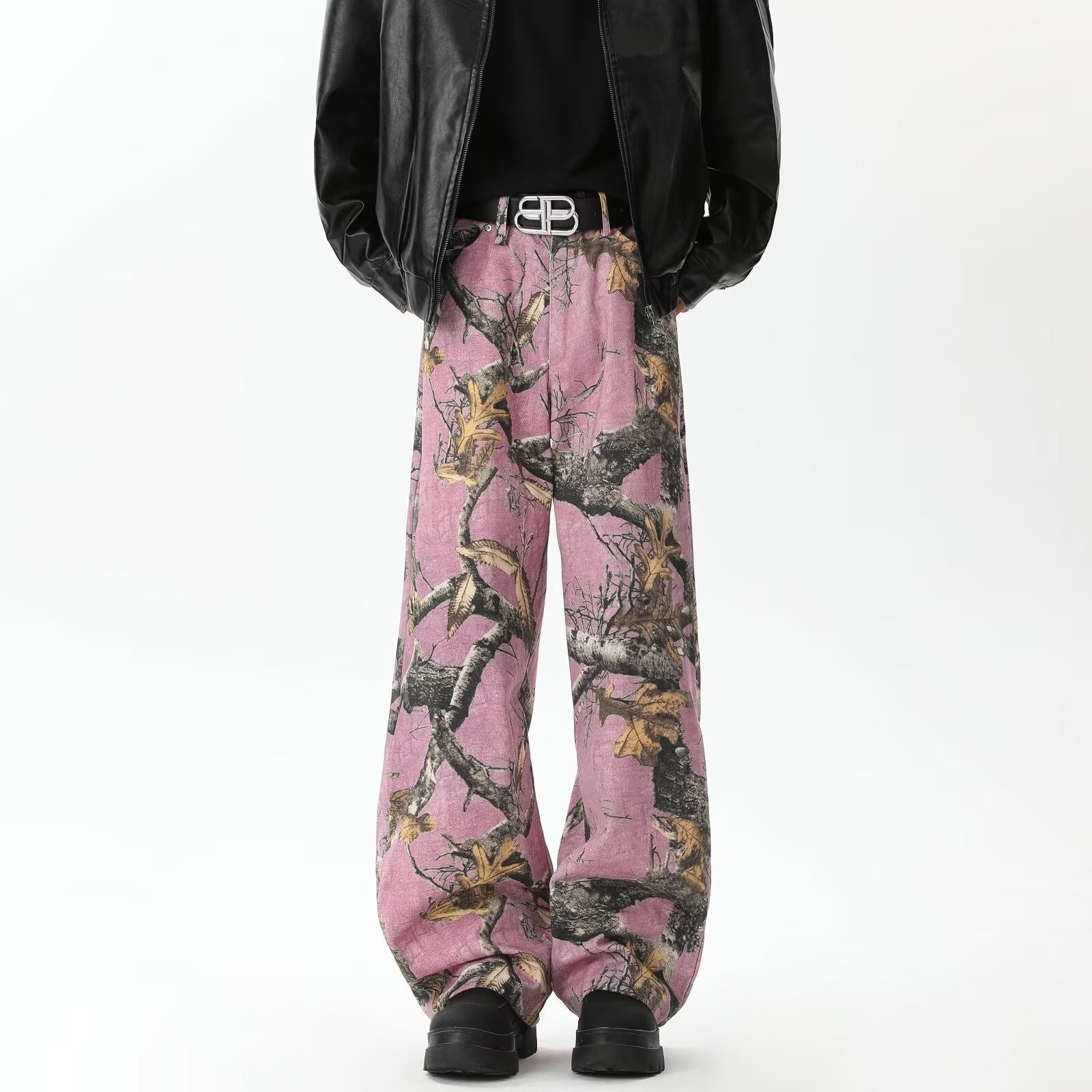 Branch Camouflage 3D-Denim Hose für Herren