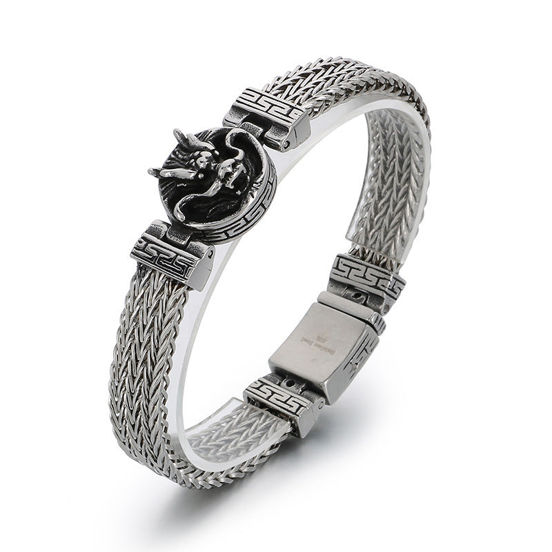 Drachenkopf-Armband im Retro-Stil – Bild 3 | LuxeStyle
