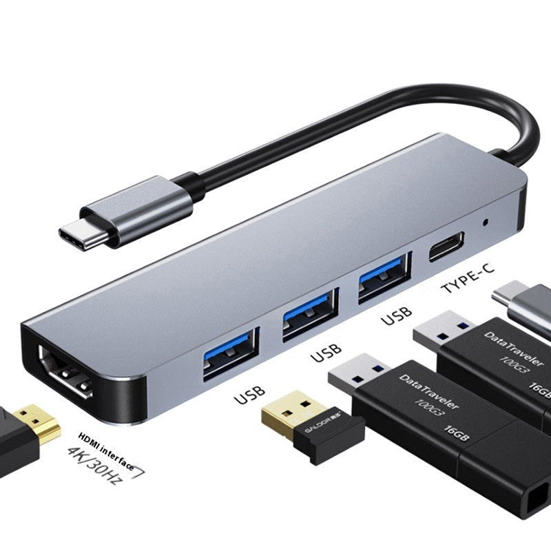 USB-C 7-in-1 Dock mit HDMI-Ausgang und Kabeltrennung – Bild 6 | LuxeStyle