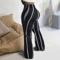 Kontraststreifen-Hose mit Stretch