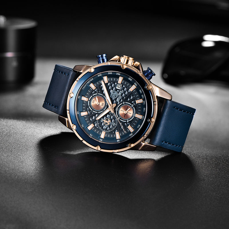 Multifunktions-Herrenuhr mit Quarzwerk – Bild 4 | LuxeStyle