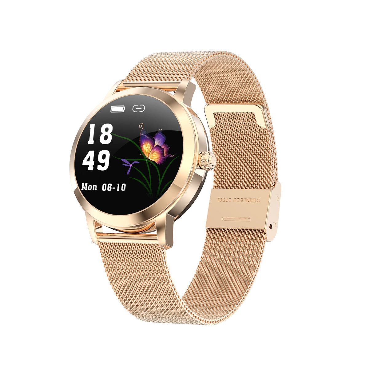 Smartwatch Rund mit Bluetooth und Pulsmesser – Bild 3 | LuxeStyle