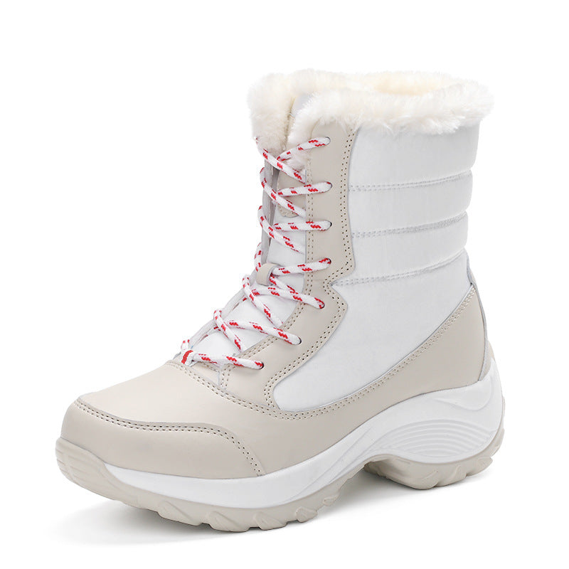 Wasserdichte Velours-Winterstiefel