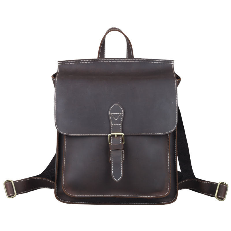 Leder-Rucksack im College-Stil | LuxeStyle