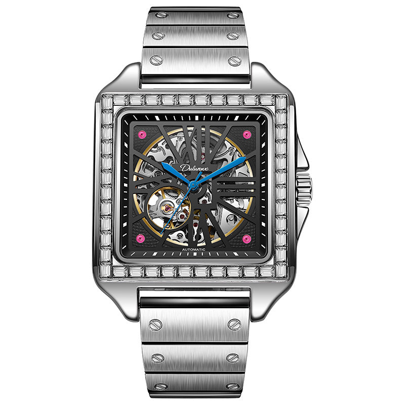Automatikuhr mit Diamant-Design