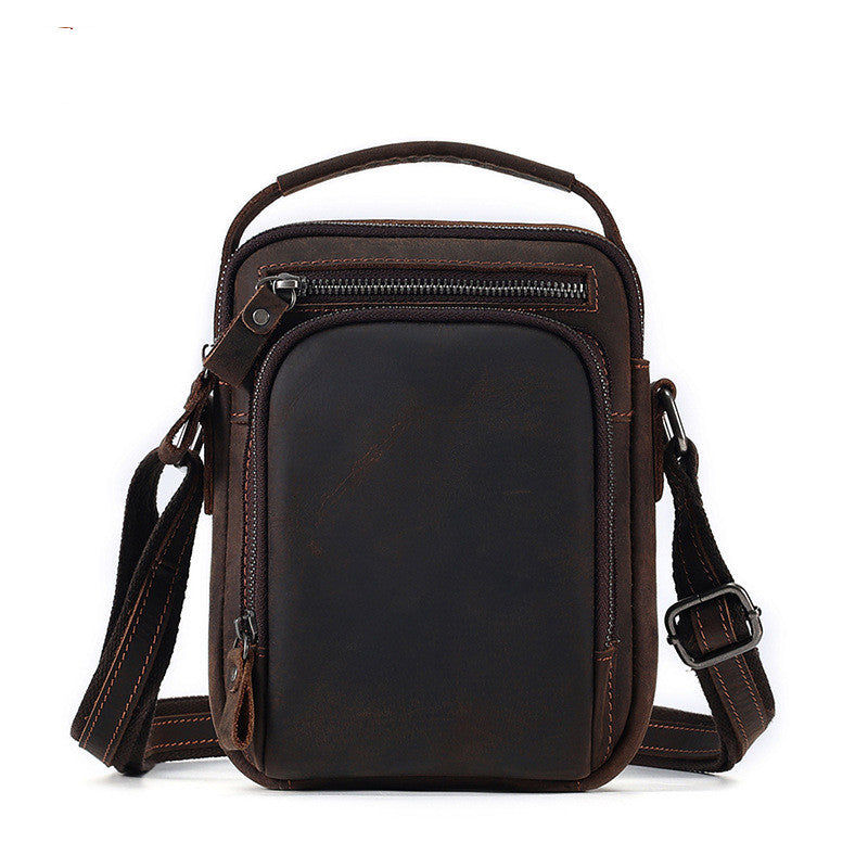 Vintage Messenger Bag aus Leder