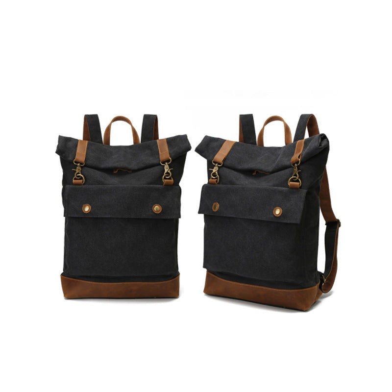 Rucksack mit Rolltop und Schulterklammer | LuxeStyle