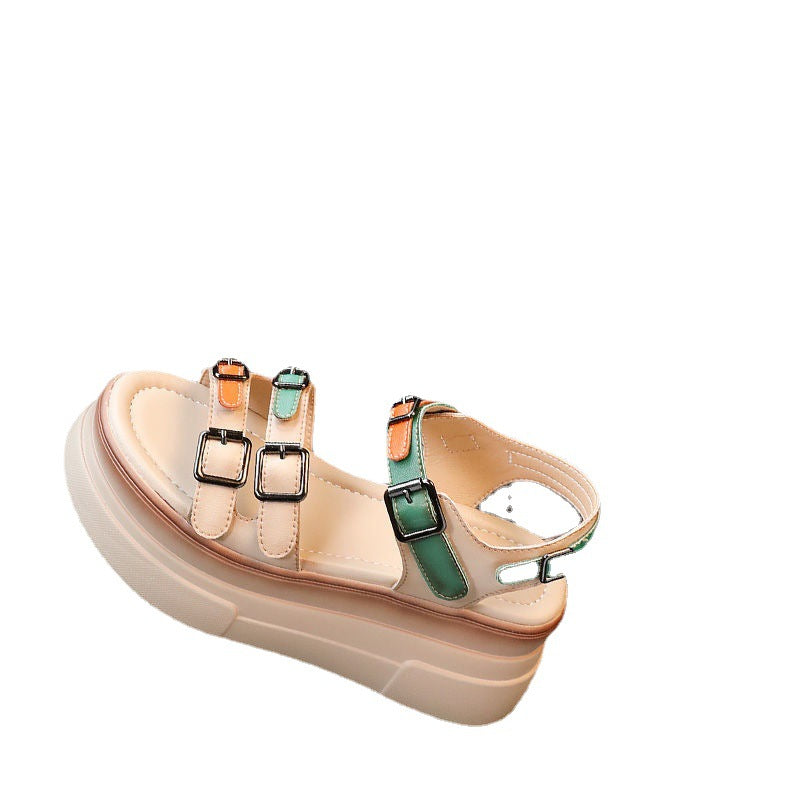 Bunte Plateau-Sandalen für Damen – Bild 6 | LuxeStyle