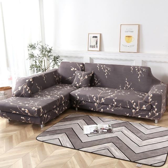 Elastischer Sofaüberzug Kaleidoskop-Muster – Bild 17 | LuxeStyle
