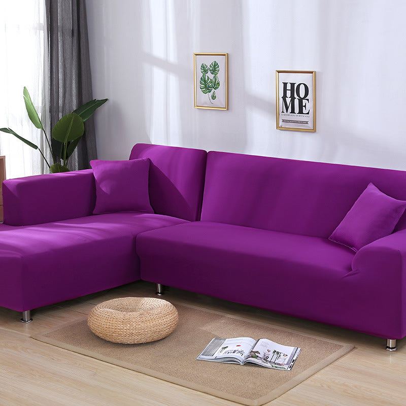 Ecksofa-Überzug, 2-teilig, elastisch – Bild 7 | LuxeStyle