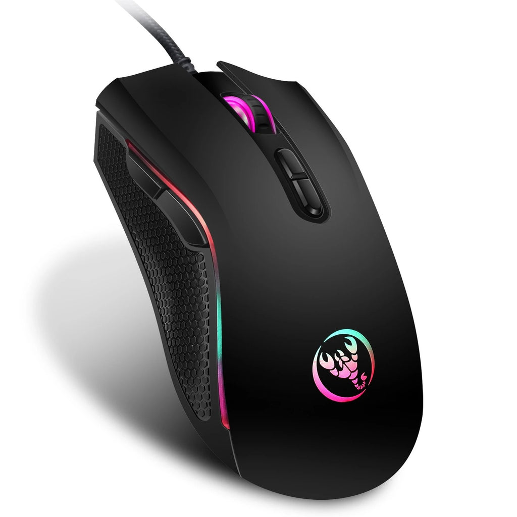 Farbige Gaming-Maus mit Kabel – Bild 2 | LuxeStyle