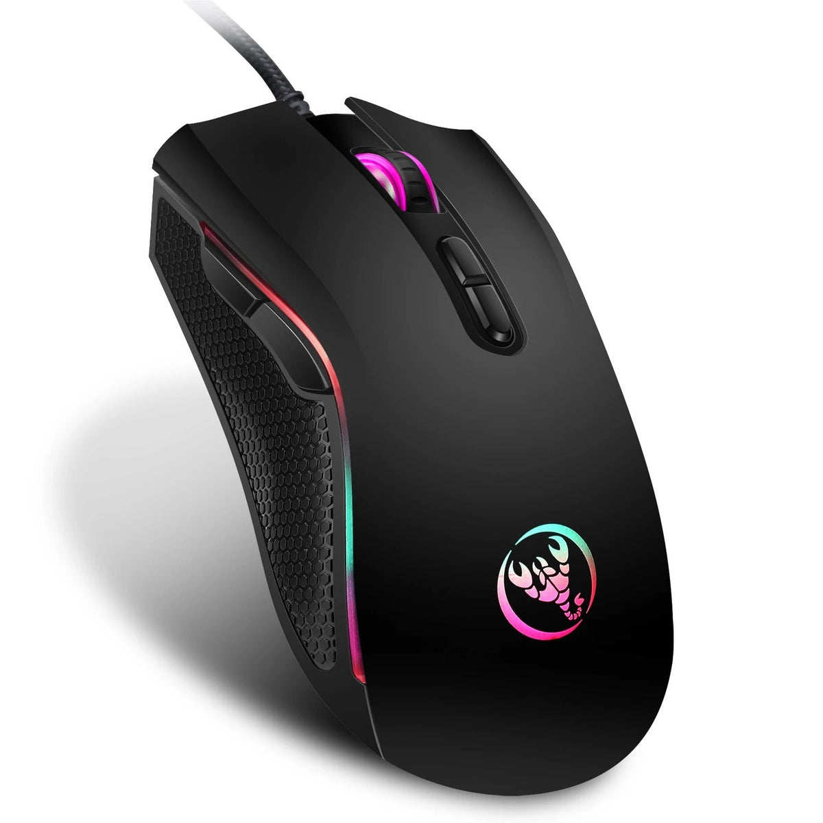 Farbige Gaming-Maus mit Kabel – Bild 2 | LuxeStyle