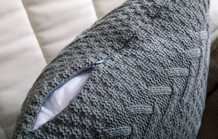 Grobes Strick-Kissenbezug aus Wolle – Bild 13 | LuxeStyle