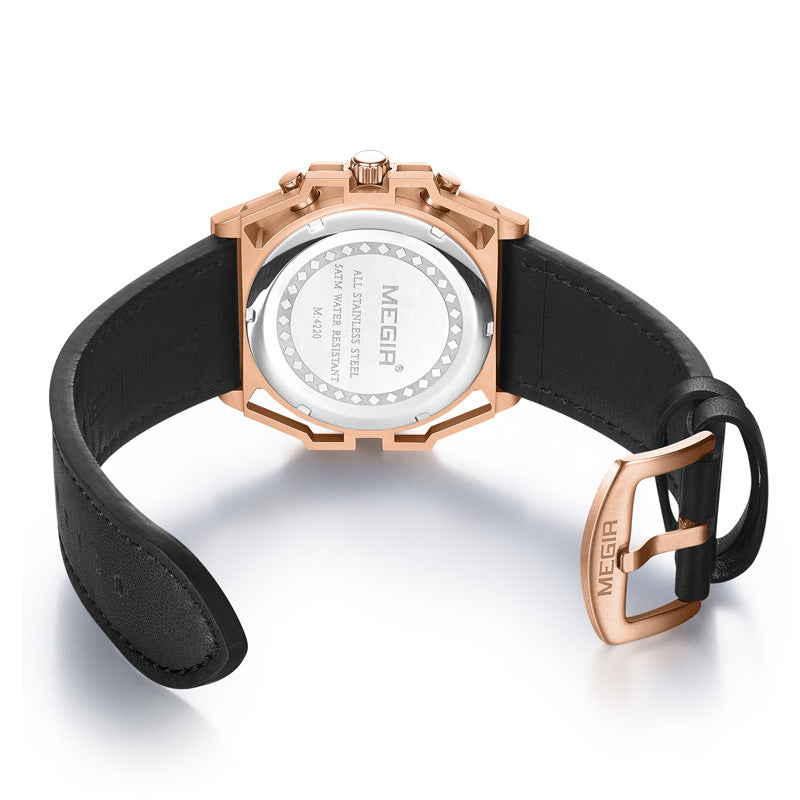 Sportliche Quarz-Uhr mit Luminanz – Bild 3 | LuxeStyle