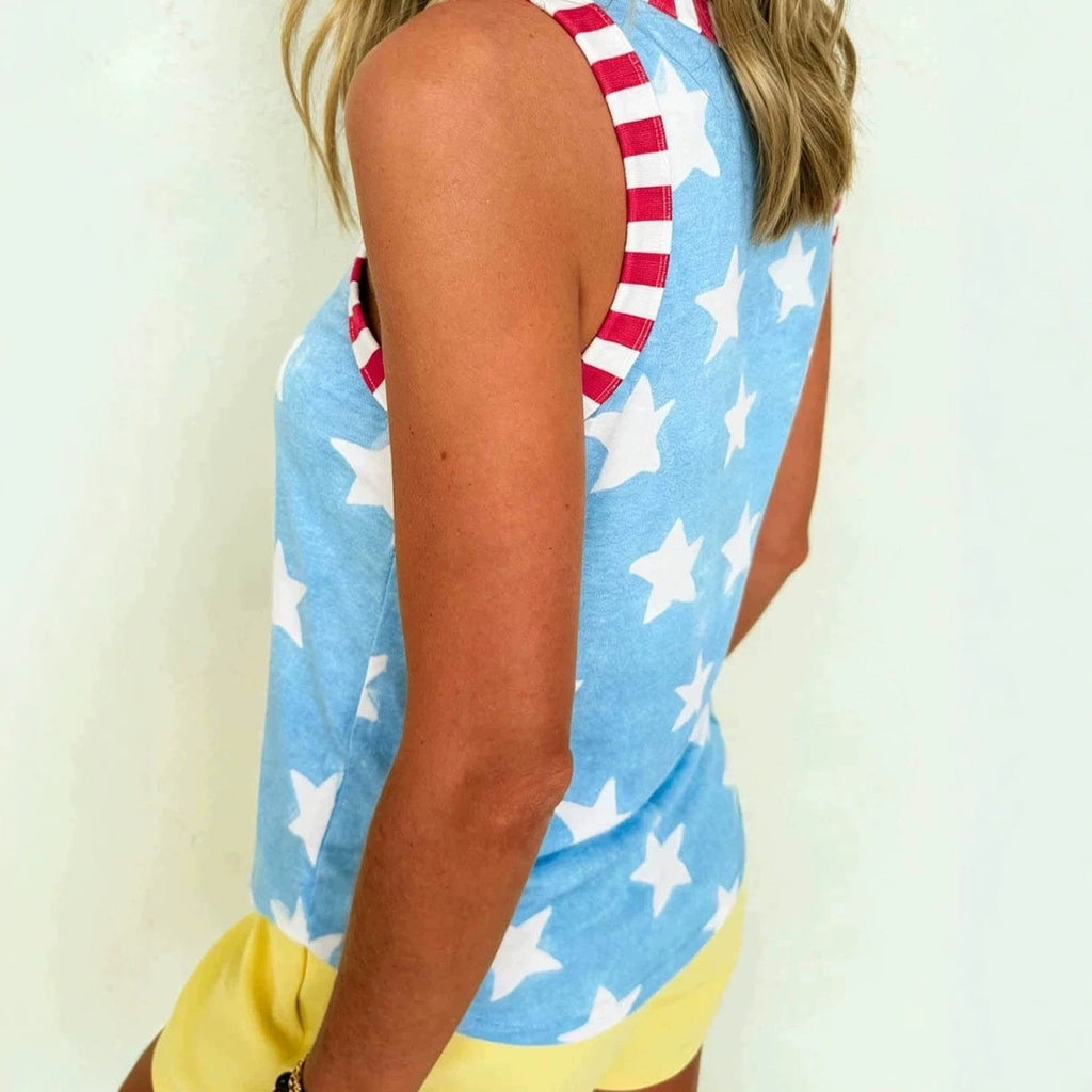 Sternenprint Tanktop für Damen