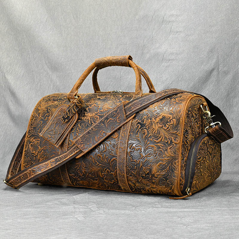 Vintage Crazy Horse Leder Handtasche – Bild 10 | LuxeStyle