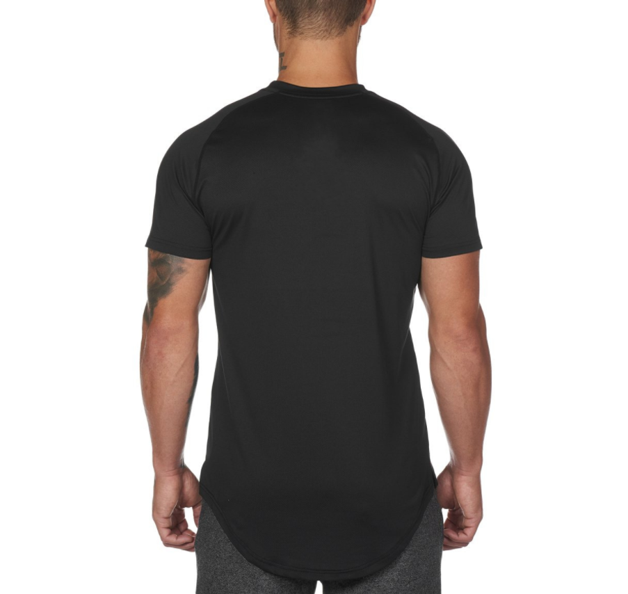 Fitness-Shirt aus Baumwoll-Mix