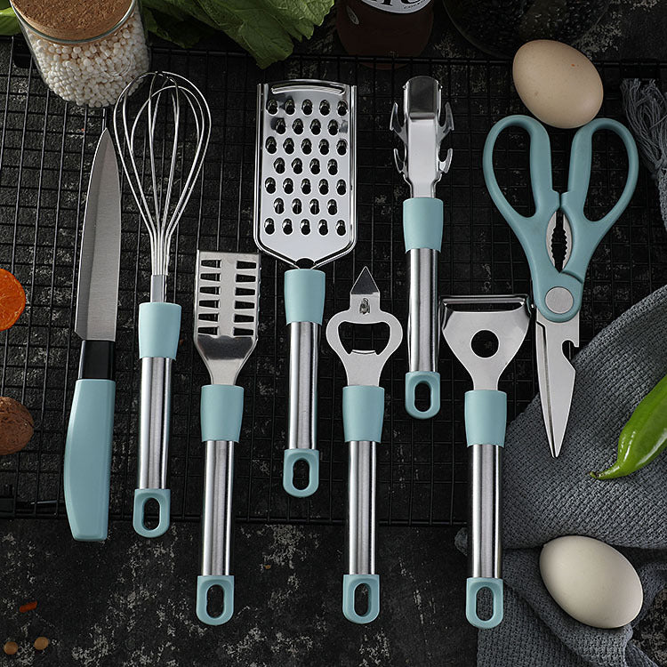 6-teiliges Küchenhelfer-Set aus Edelstahl – Bild 4 | LuxeStyle