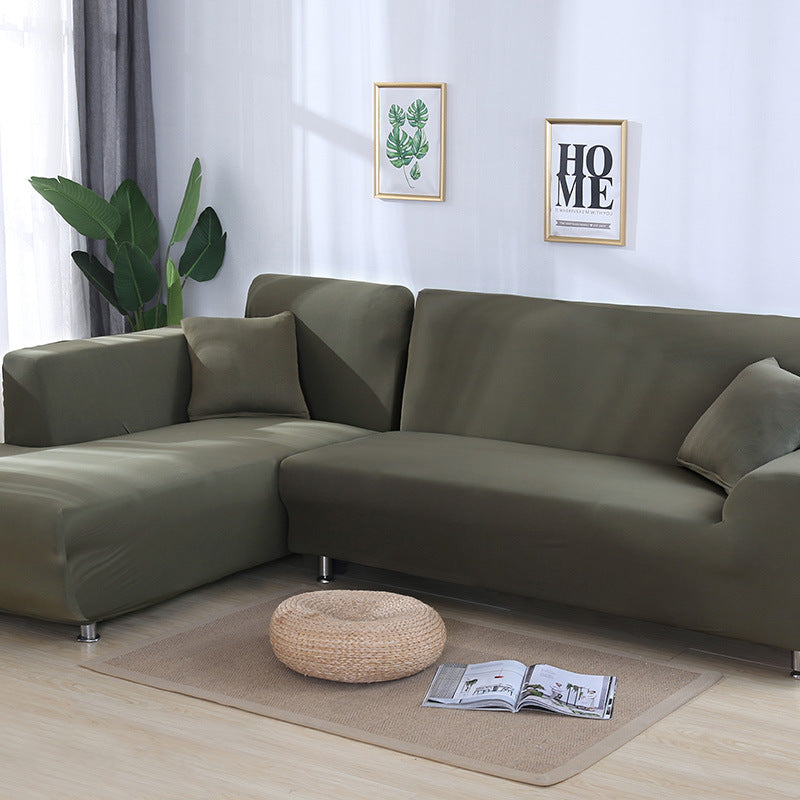 Ecksofa-Überzug, 2-teilig, elastisch – Bild 9 | LuxeStyle
