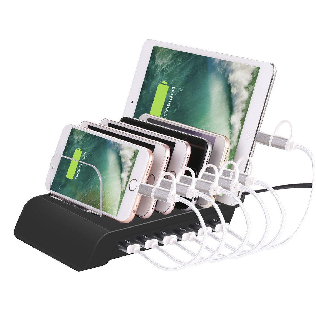 6-Port USB-Ladeständer für Mobiltelefone – Bild 7 | LuxeStyle