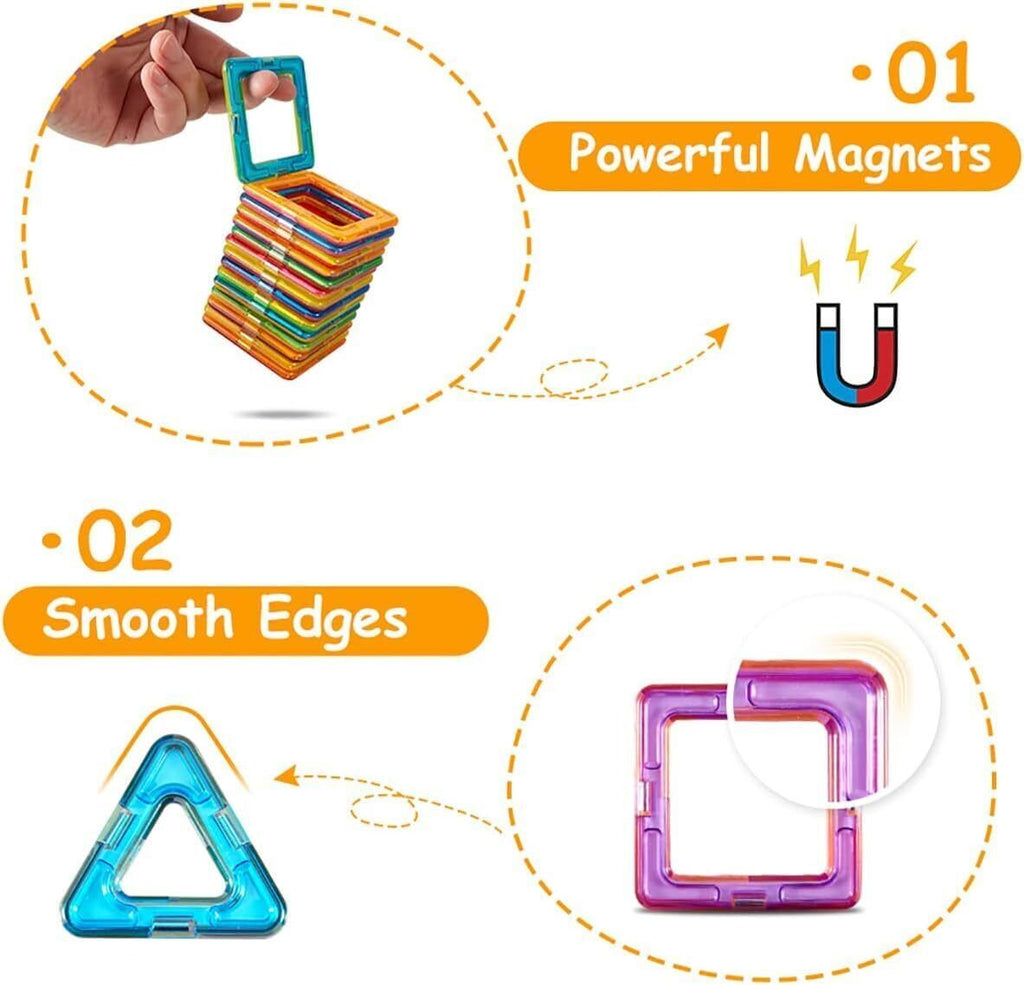 110-teiliges Magnet-Bausteine-Set für Kinder