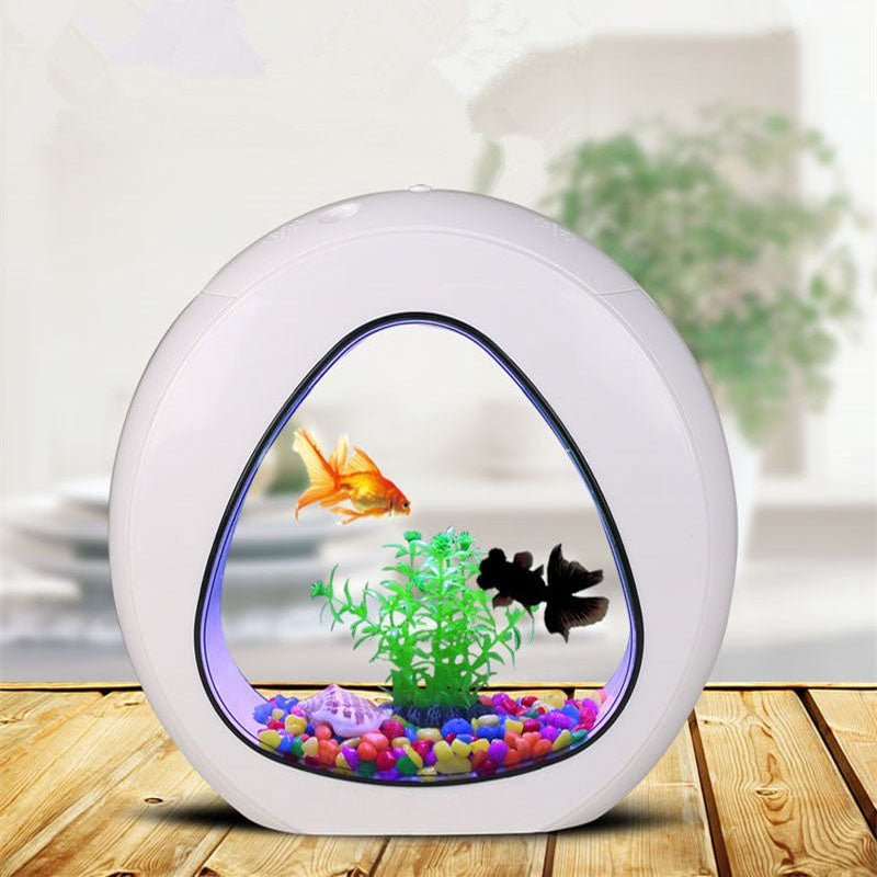 Kompakte Aquarium für den Schreibtisch