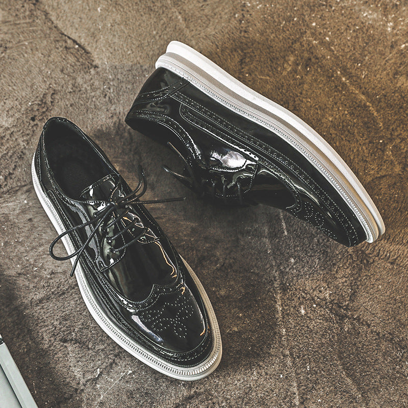 Männer Schuhe aus Leder – schwarze Casual Schuhe – Bild 8 | LuxeStyle