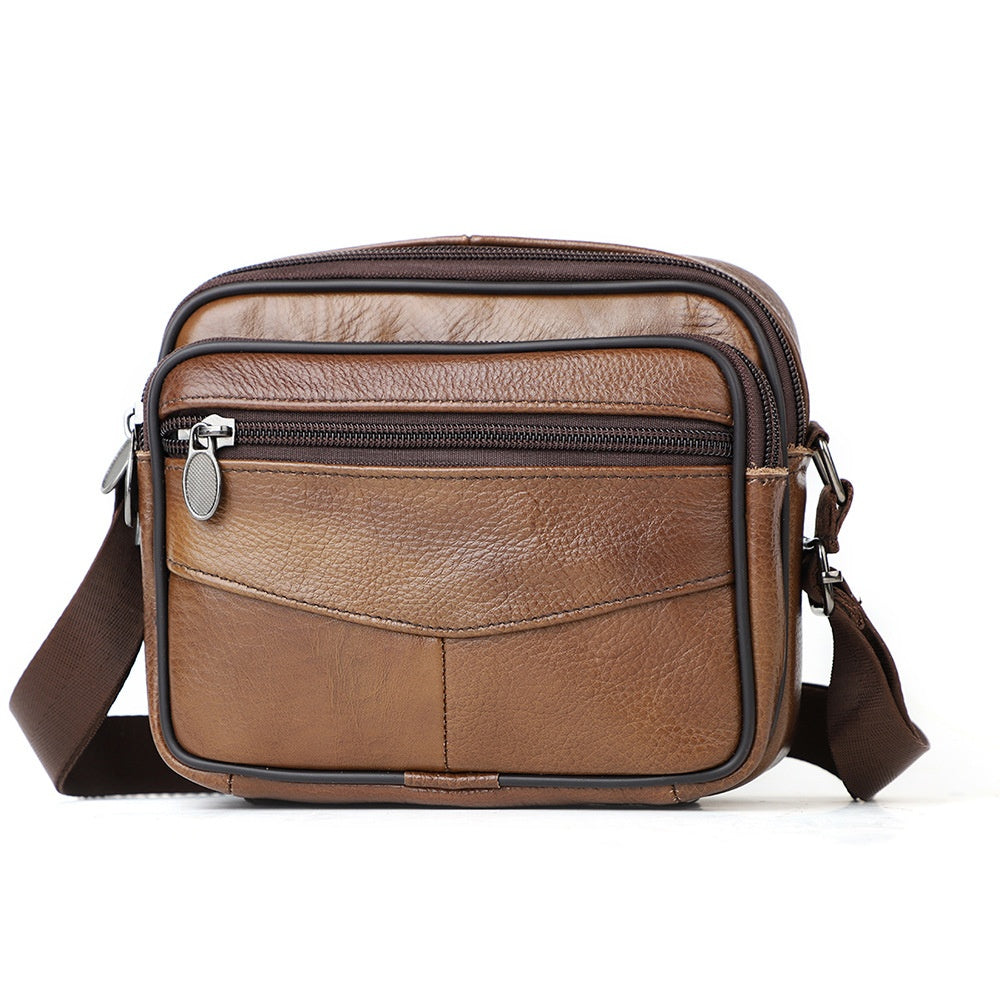 Herren Crossbody Tasche Vollnarbenleder | LuxeStyle